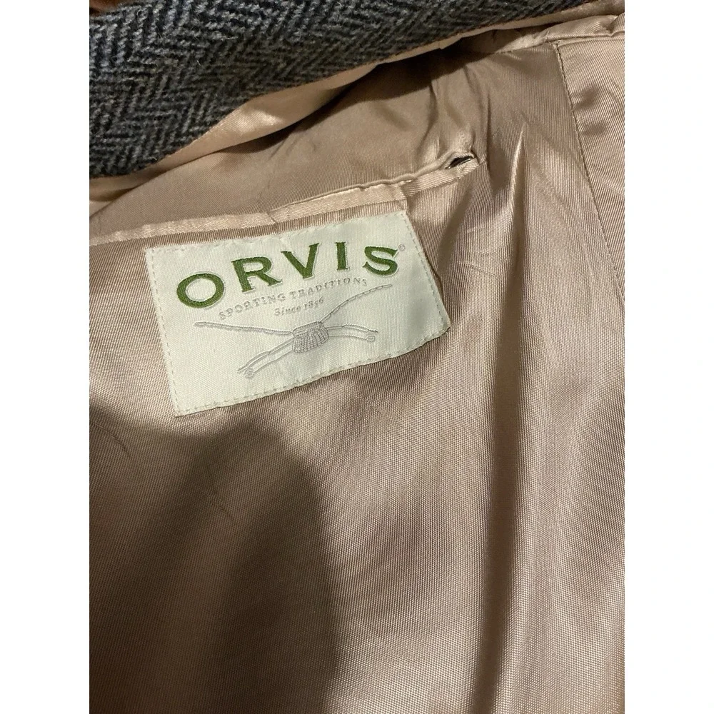 Eddie Bauer VTG? corduroy Tan Blazer Sport Coat‎ 42L READ Gray